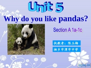 Unit5Whydoyoulikepandas