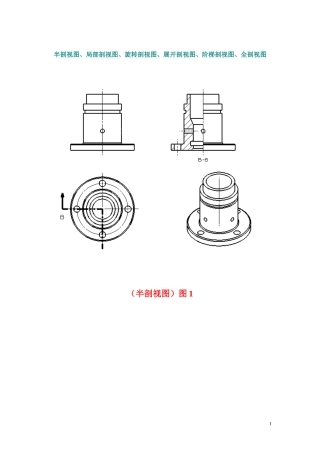 UG各剖视图的练习