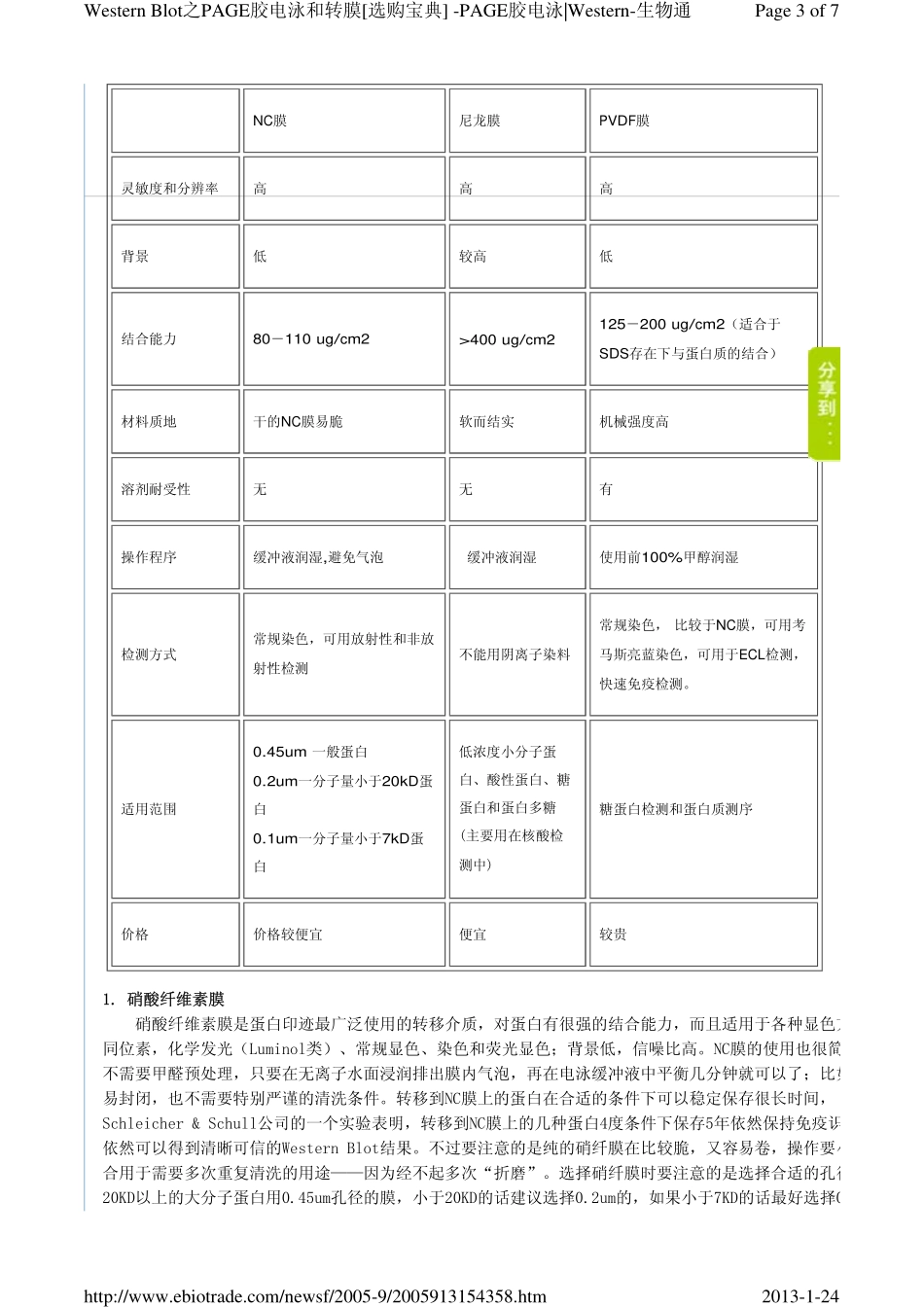 Western Blot之PAGE胶电泳和转膜_第3页