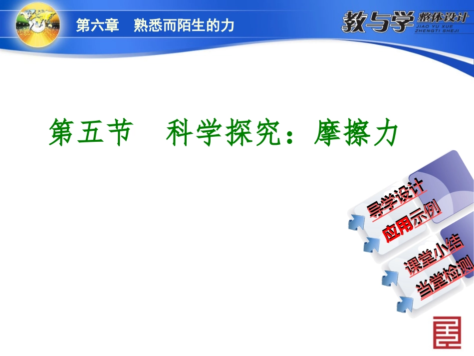 泸科物理八上新教案第五节-科学探究：摩擦力_第2页