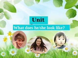 Unit9whatdoeshelooklike课件