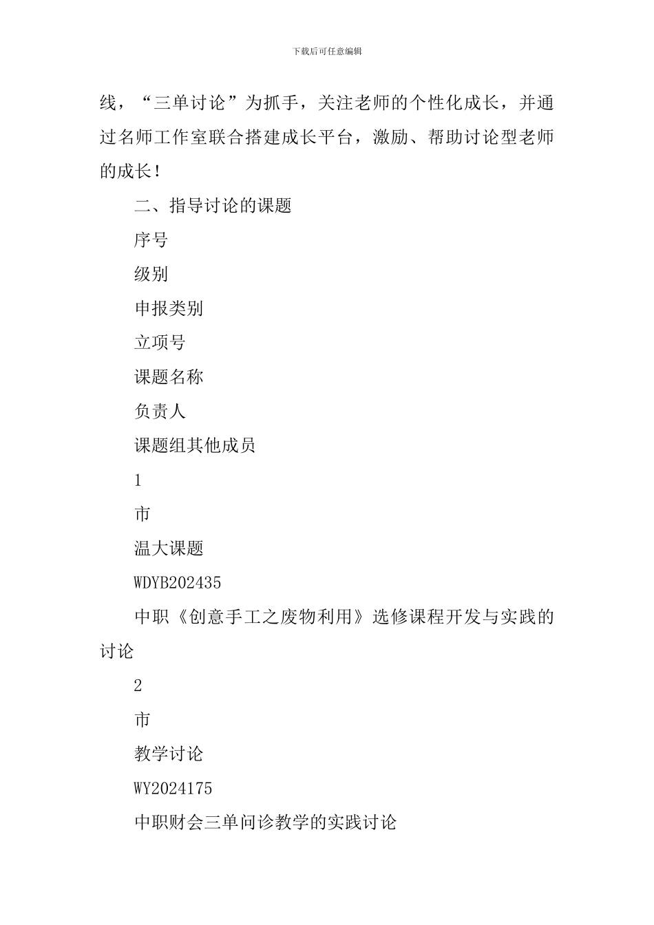 职业教育中心教科处2024年上半年校本培训工作计划_第2页