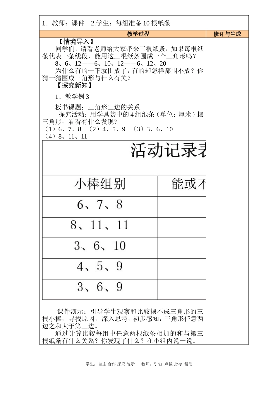 人教2011版小学数学四年级三角形三边的关系数学四年级人教版张瑜_第2页