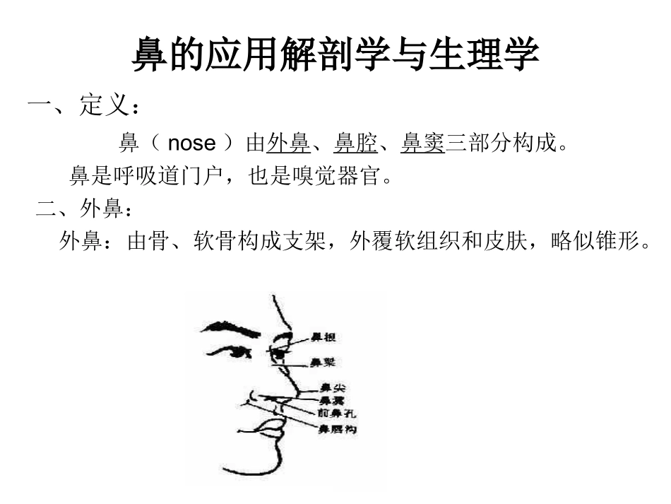 鼻与鼻窦的应用解剖学与生理_第3页