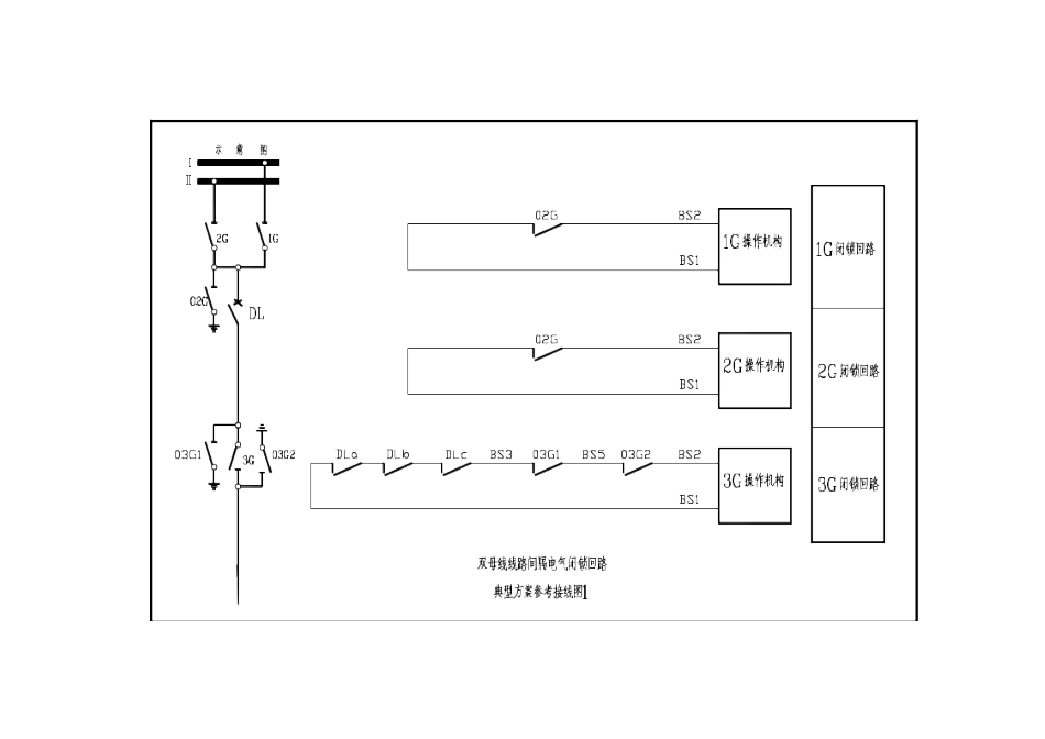 单元电气闭锁典型接线图_第1页