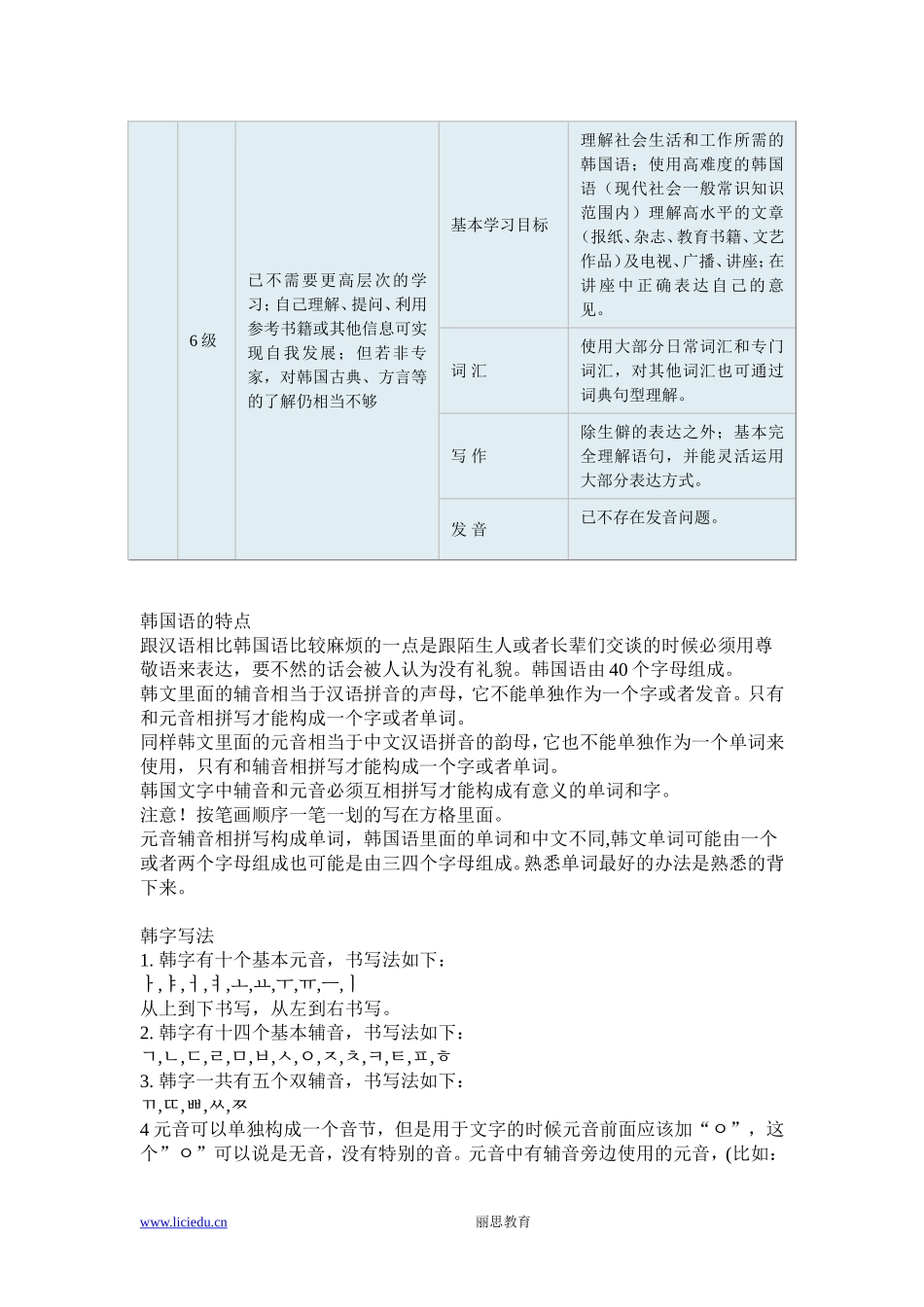 2015年韩国语能力考试大纲_第3页