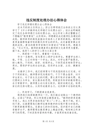 违反制度处理办法心得体会_1