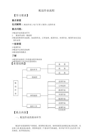 配送作业流程