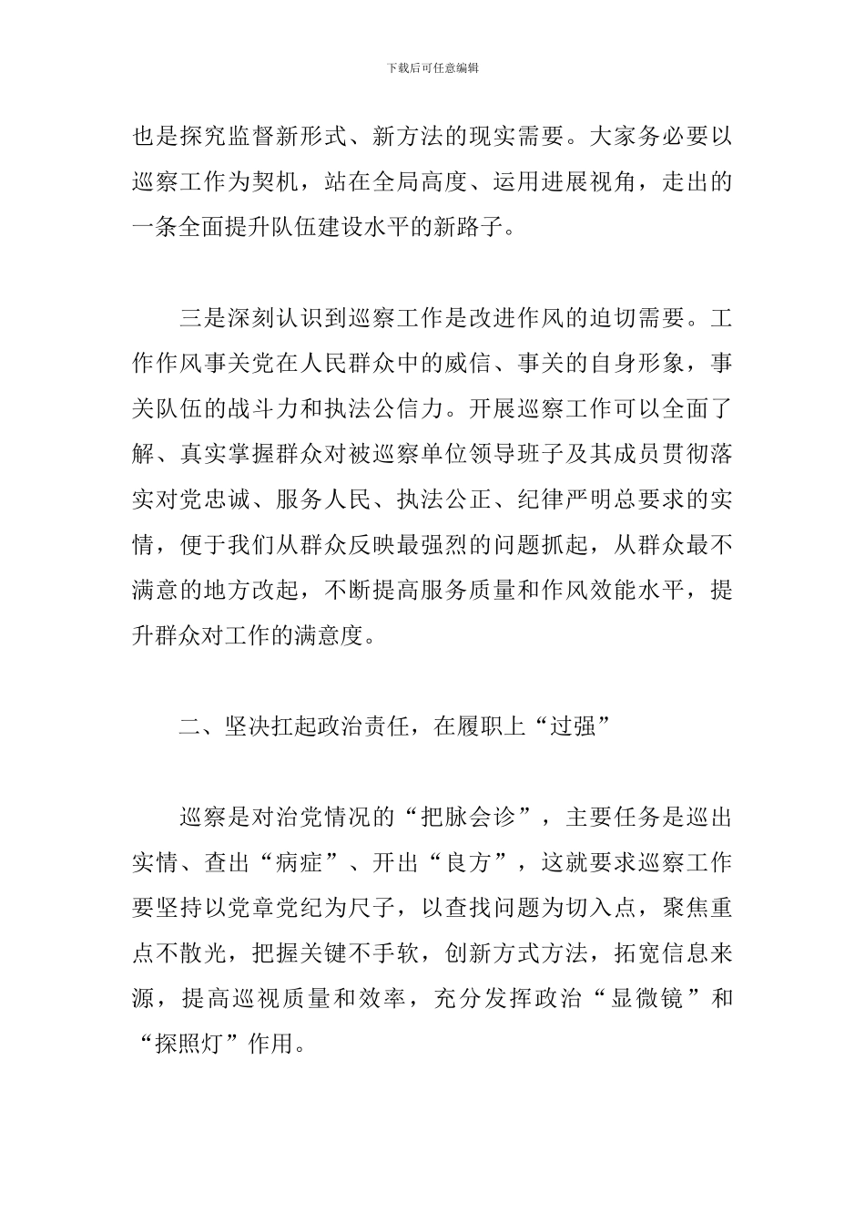 2024年在市局巡察办工作会议上的讲话_第3页