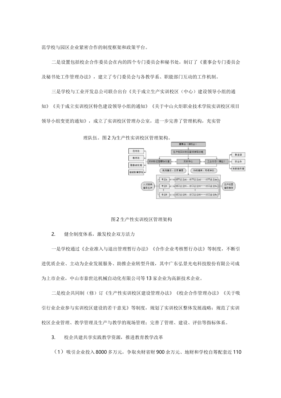 高职院校高水平专业化产教融合实训基地建设实践_第3页