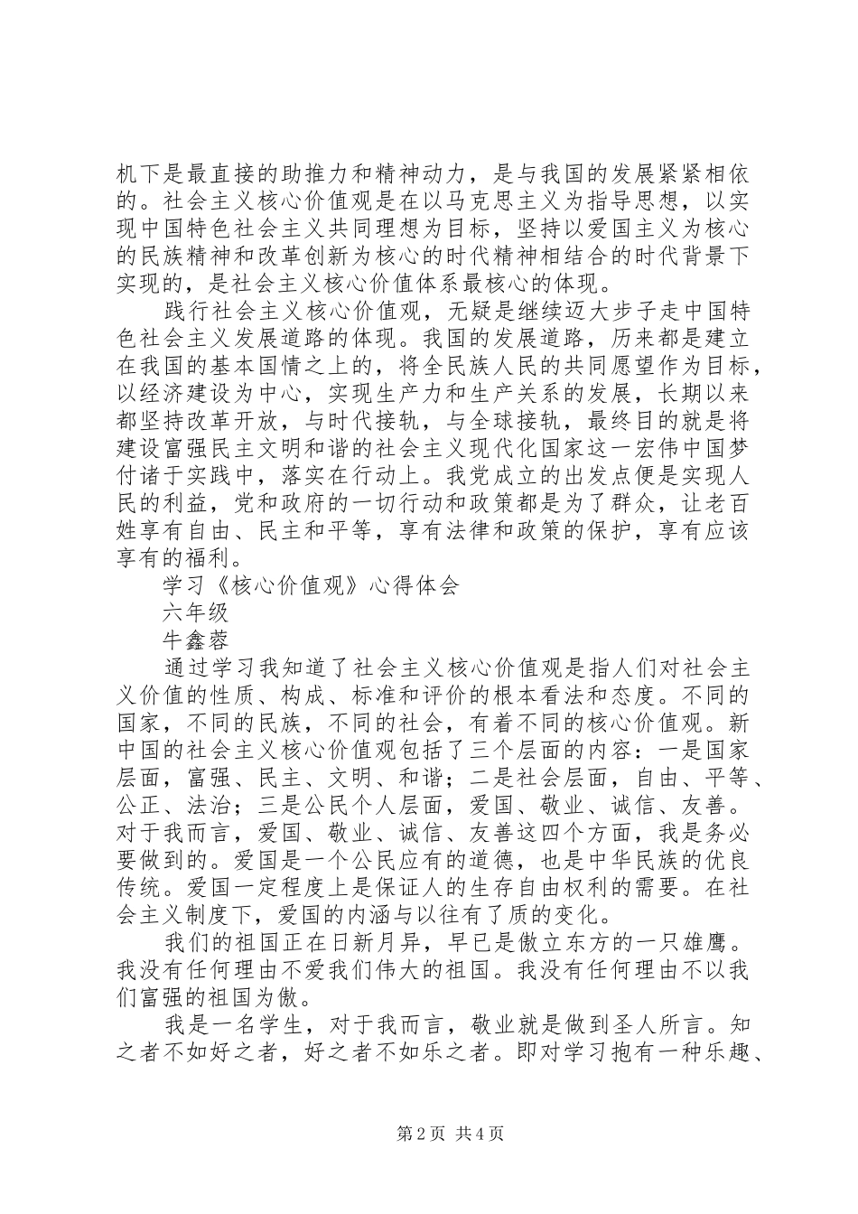 5核心价值观心得体会_第2页