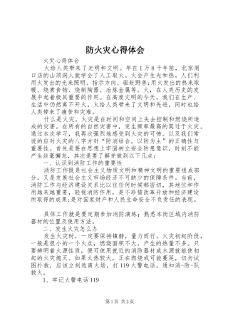 防火灾心得体会_3