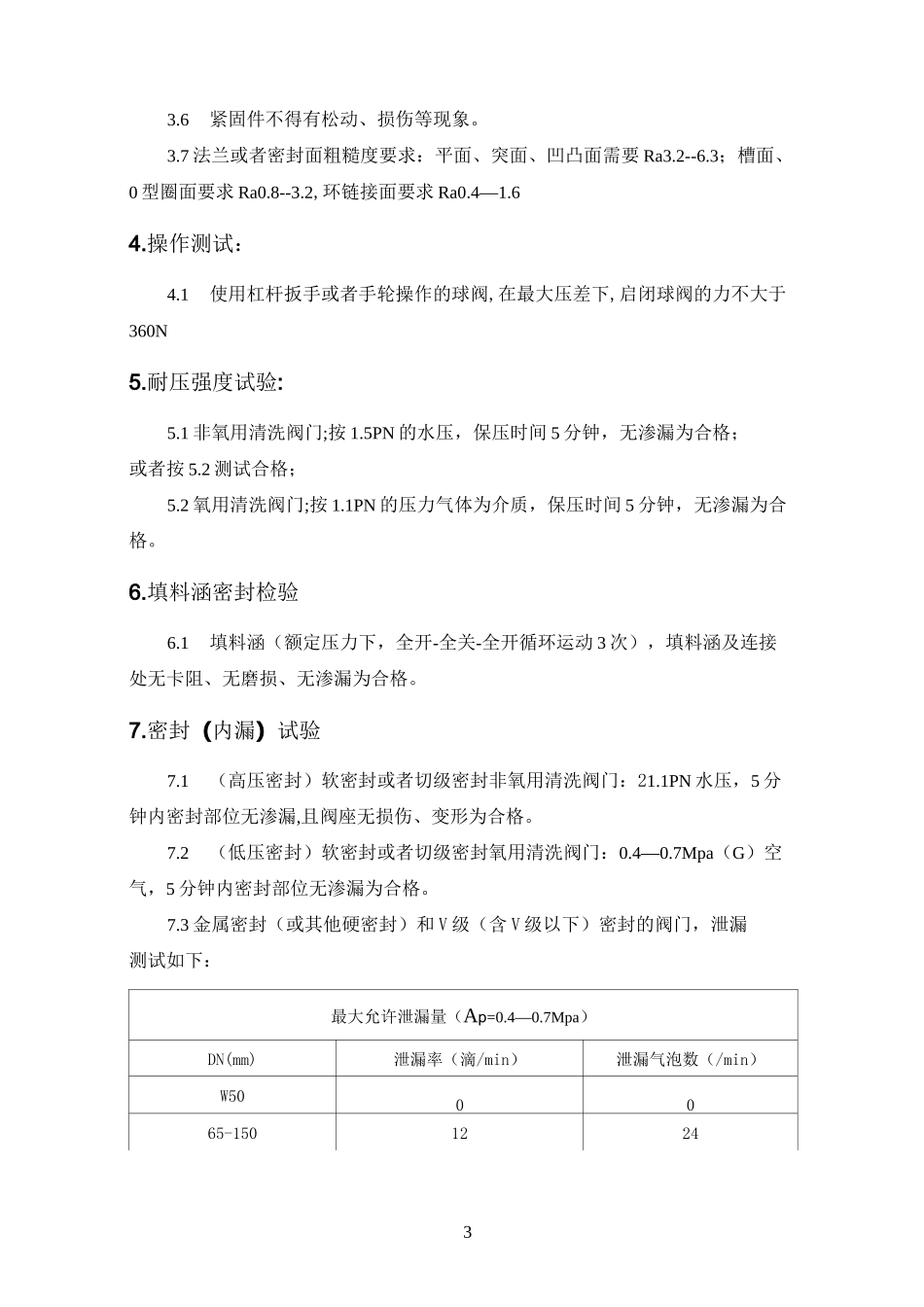 球阀质量标准_第3页