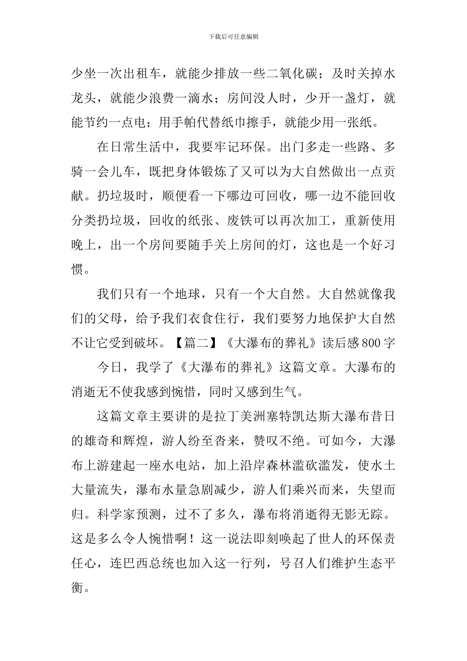 《大瀑布的葬礼》读后感800字_第2页