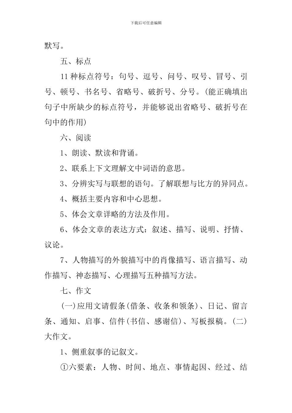 小学语文重要知识点_第3页