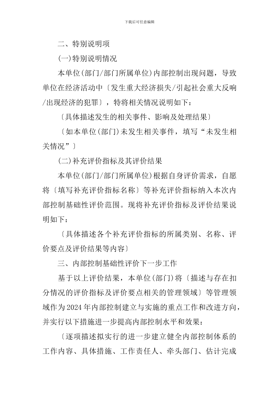 内部控制基础性评价报告_第2页