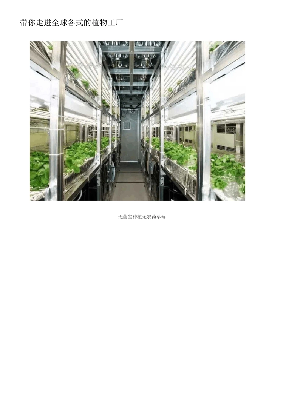 带你走进全球各式的植物工厂_第1页