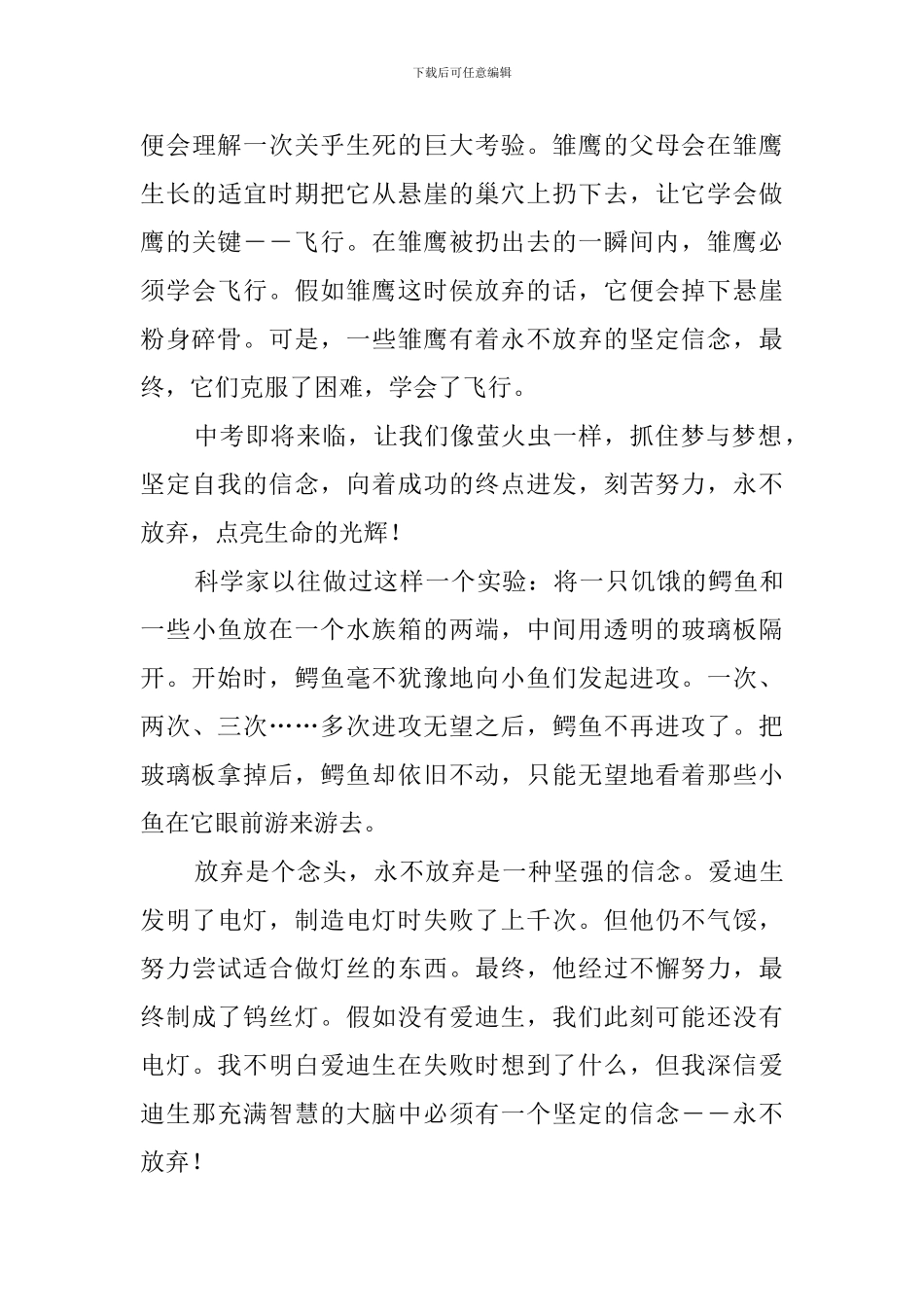 永不放弃作文_第3页