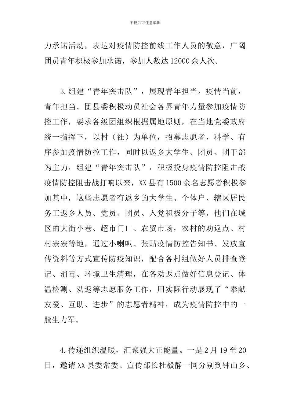 2024年度共青团县委工作总结_第3页