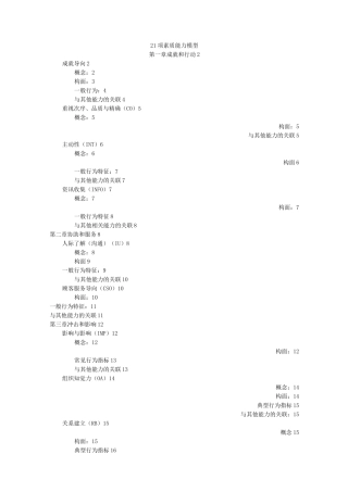 (完整word版)21项胜任力素质模型