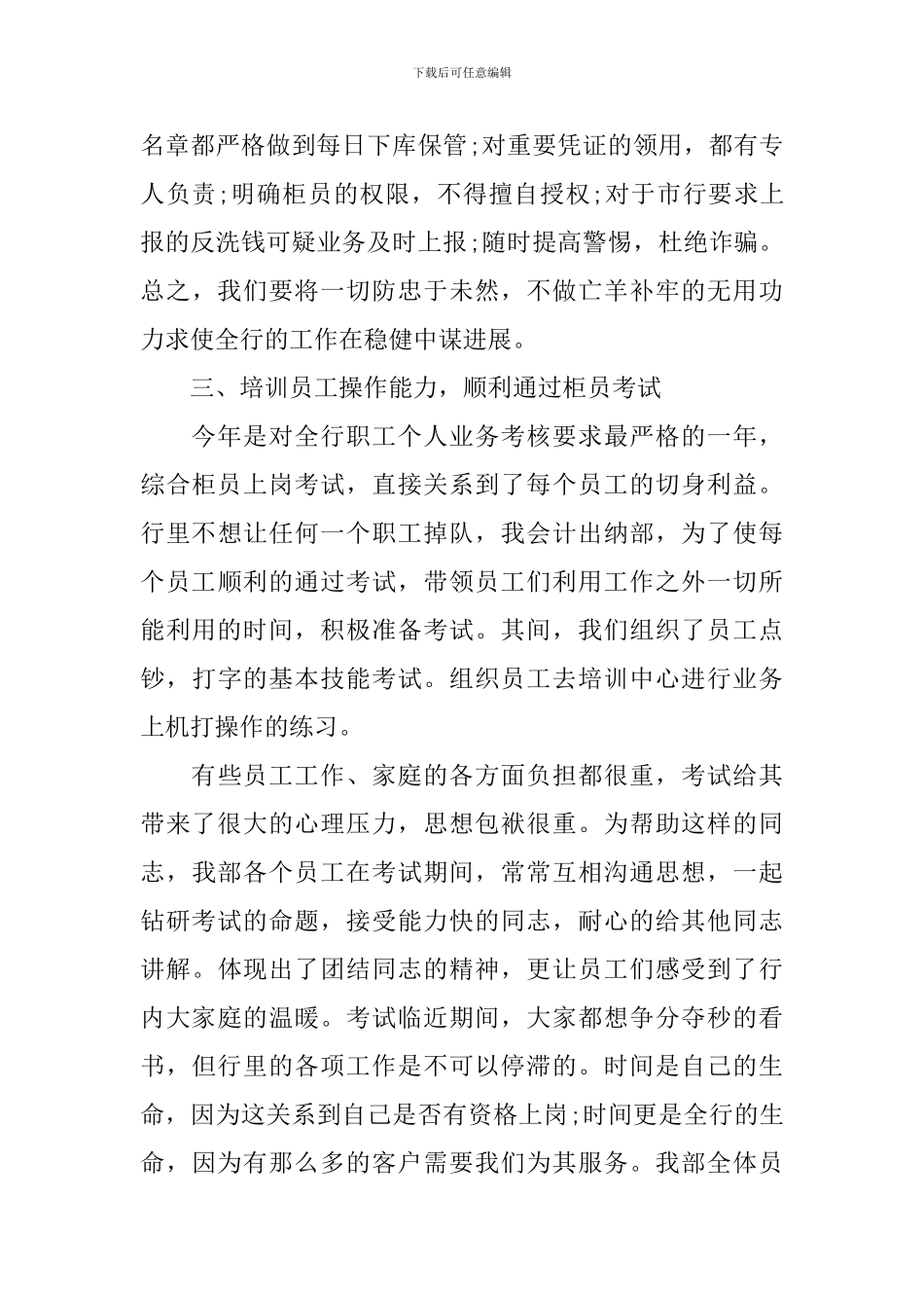 企业会计人员个人工作总结报告_第2页