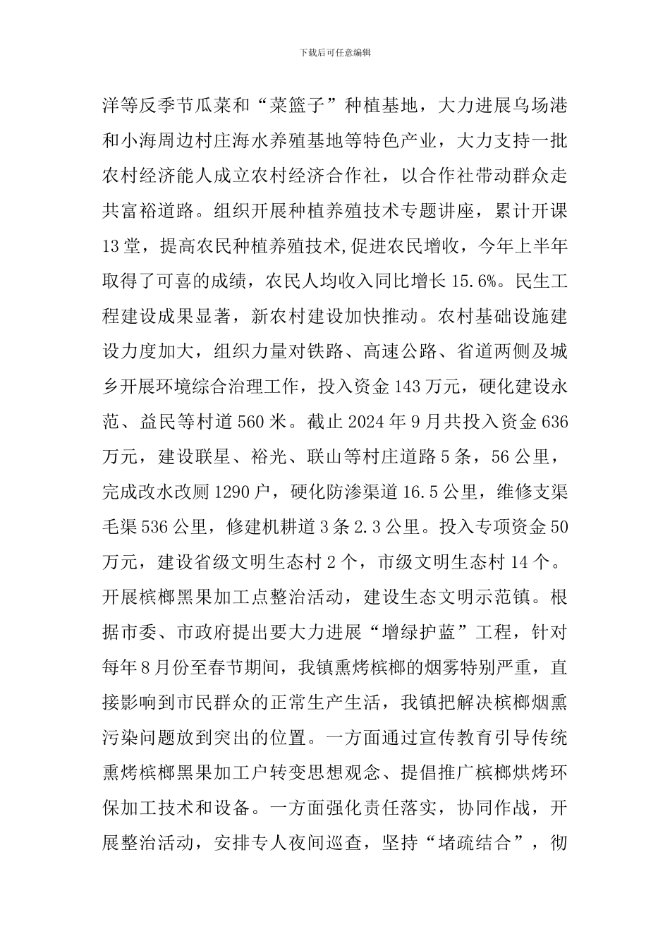 村政府年度工作报告_第3页