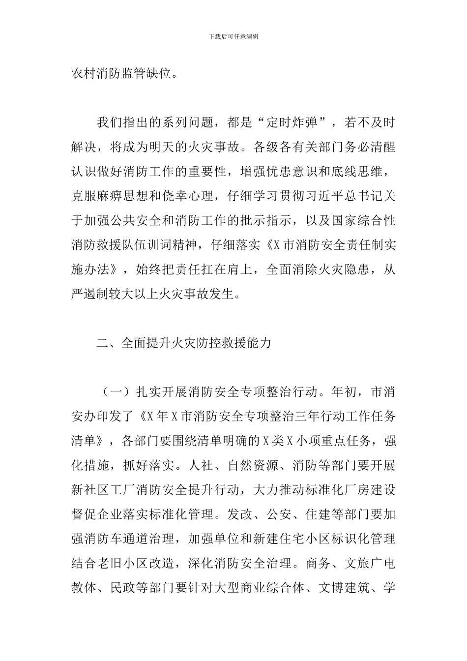 在市2024年度消安委联席会议上的讲话_第3页