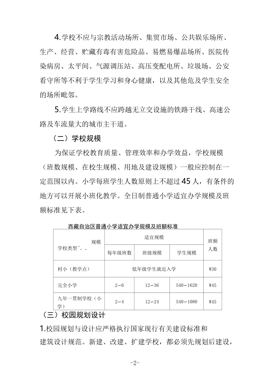 西藏自治区普通小学办学条件标准_第2页