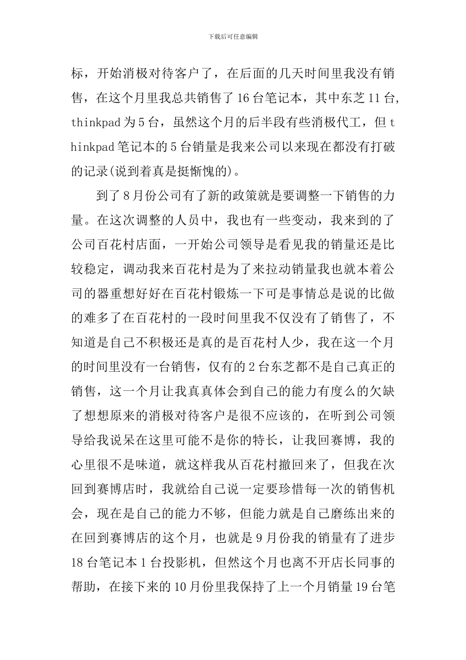 it销售个人工作总结范文精选_第3页