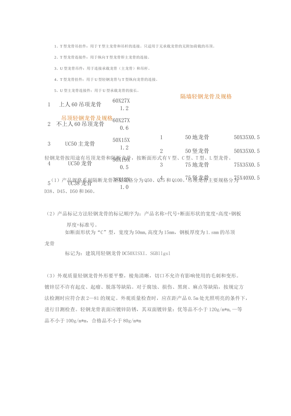 轻钢龙骨尺寸_第2页