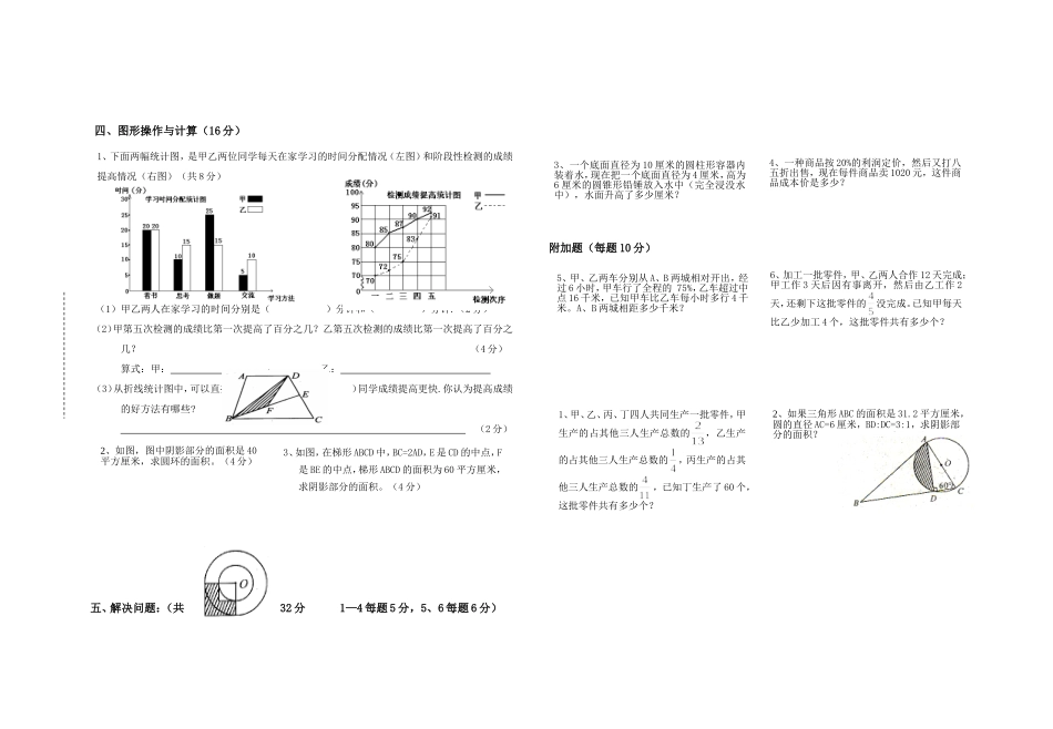 六数学监测期中_第2页