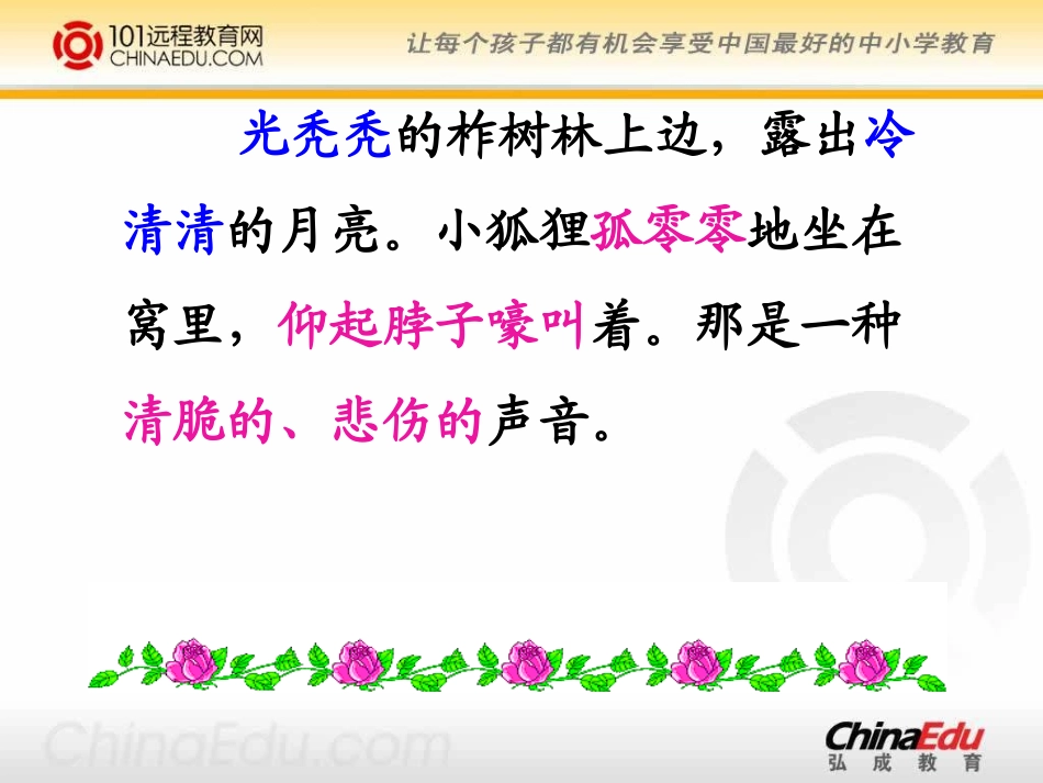 人教新课标版小学六上《金色的脚印》课件2_第3页
