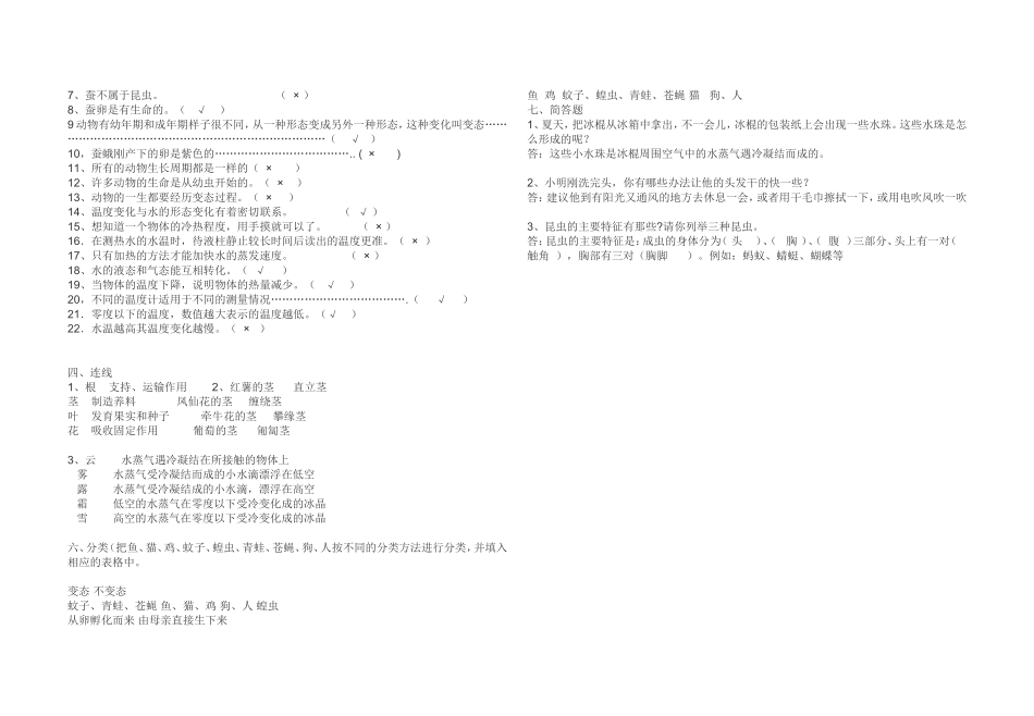 三年级科学下册期末复习提纲3_第2页