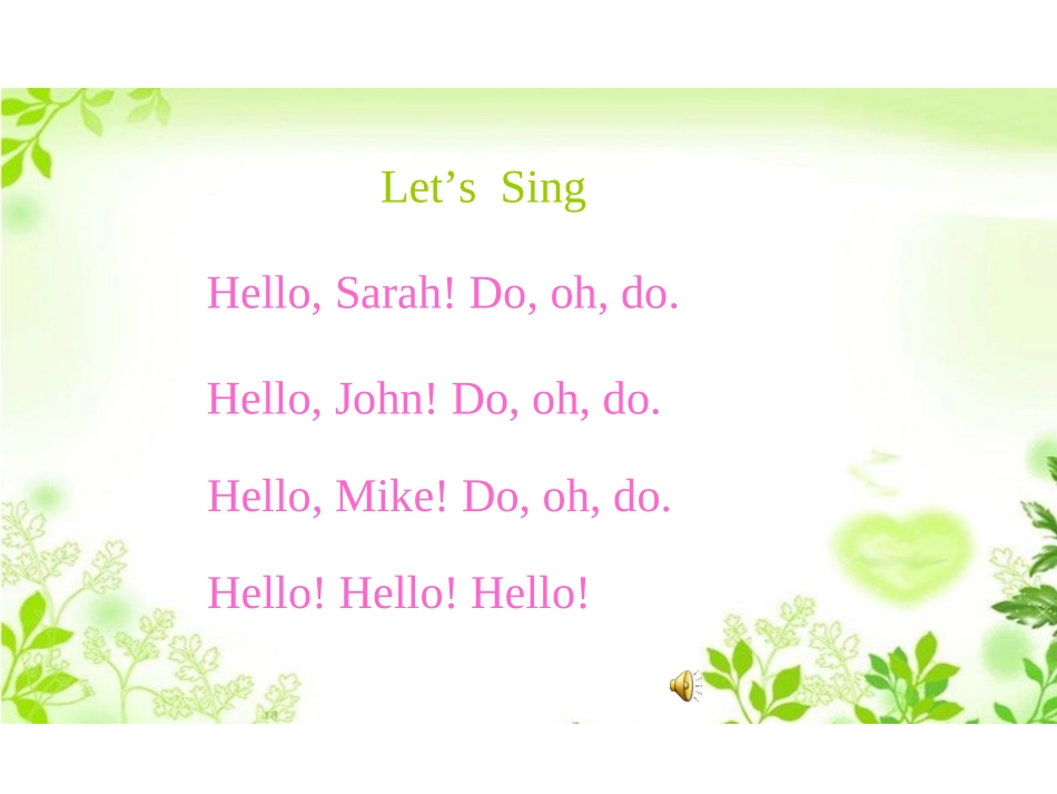 人教版pep（三年级起点）（2012教材）小学三上Unit1Hello!PeriodTwo课件_第2页