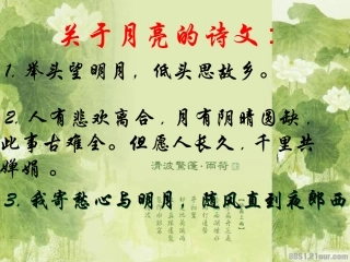 公开课课件荷塘月色