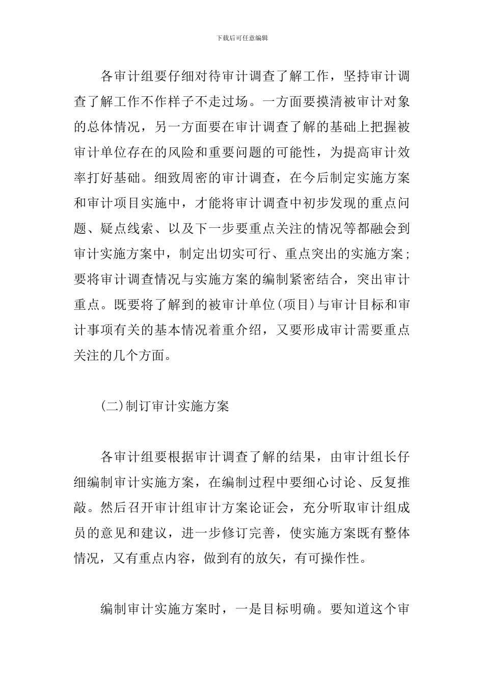 2024年创建优秀审计项目实施方案_第2页