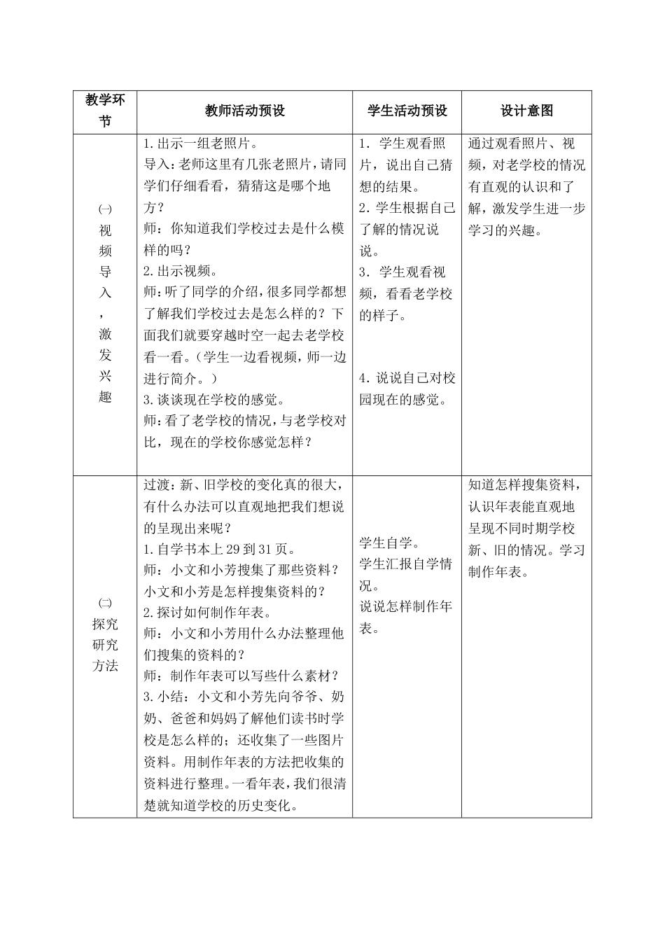 《学校的变化真大呀》新教学设计--pxh_第3页