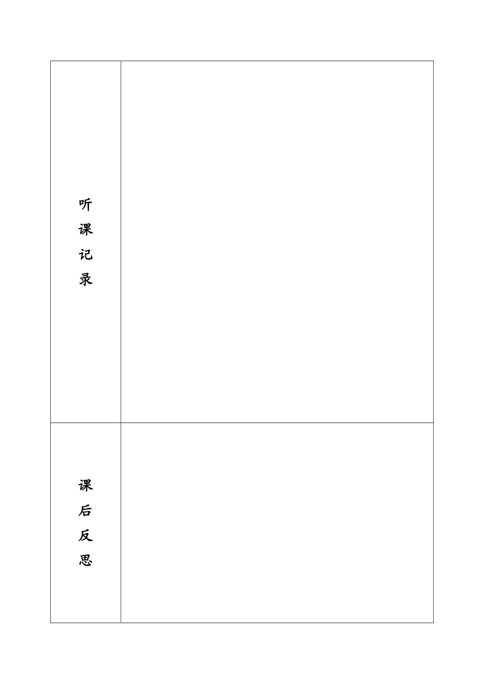 教研组周活动记录表--听课_第3页