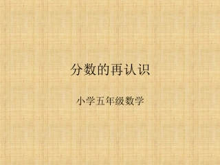 分数的再认识 (2)