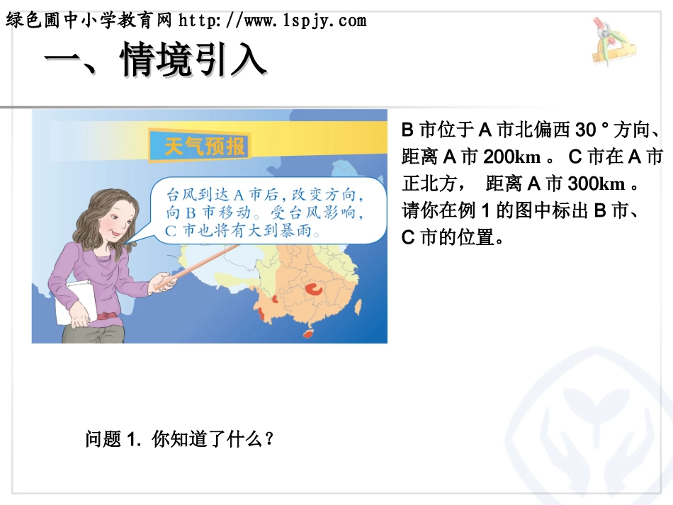 位置与方向例2根据方向和距离_第2页