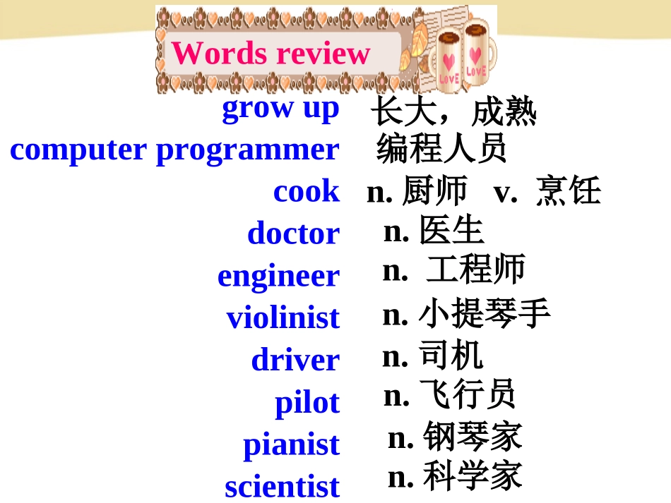 2014版人教版新目标八上Unit6SectionA-1【课件】_第3页