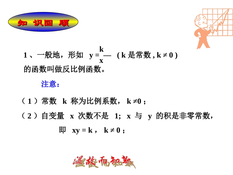 章反比例函数复习课件_第1页