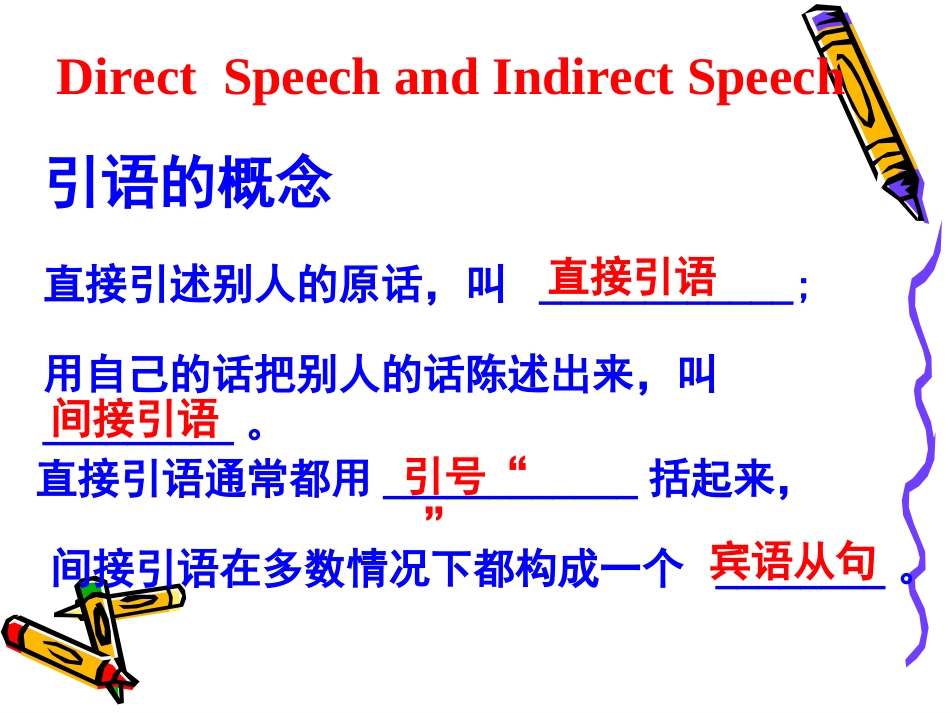高一英语人教课标必修1第1单元直接引语和间接引语_第3页