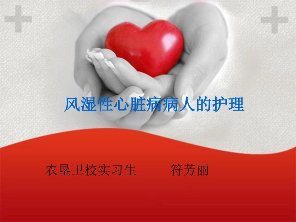 风心病护理.ppt     丽_第1页