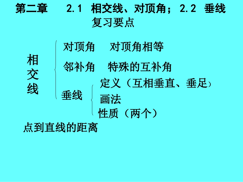 平行线相交线期中复习课_第2页