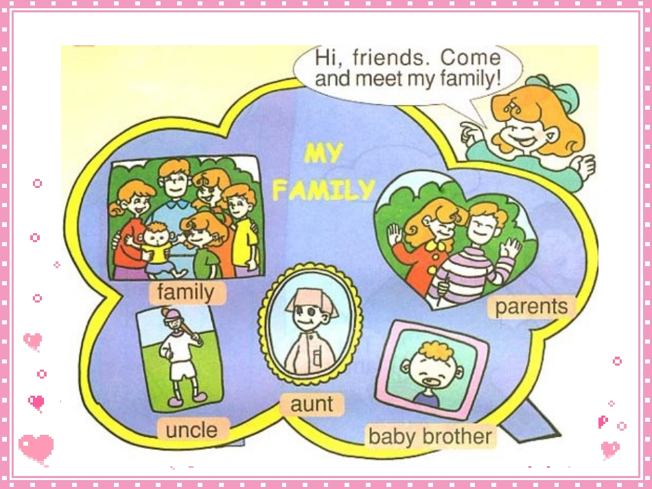 人教版小学四年级英语上册《Unit6+Meet+my+family》+课件(1)_第2页