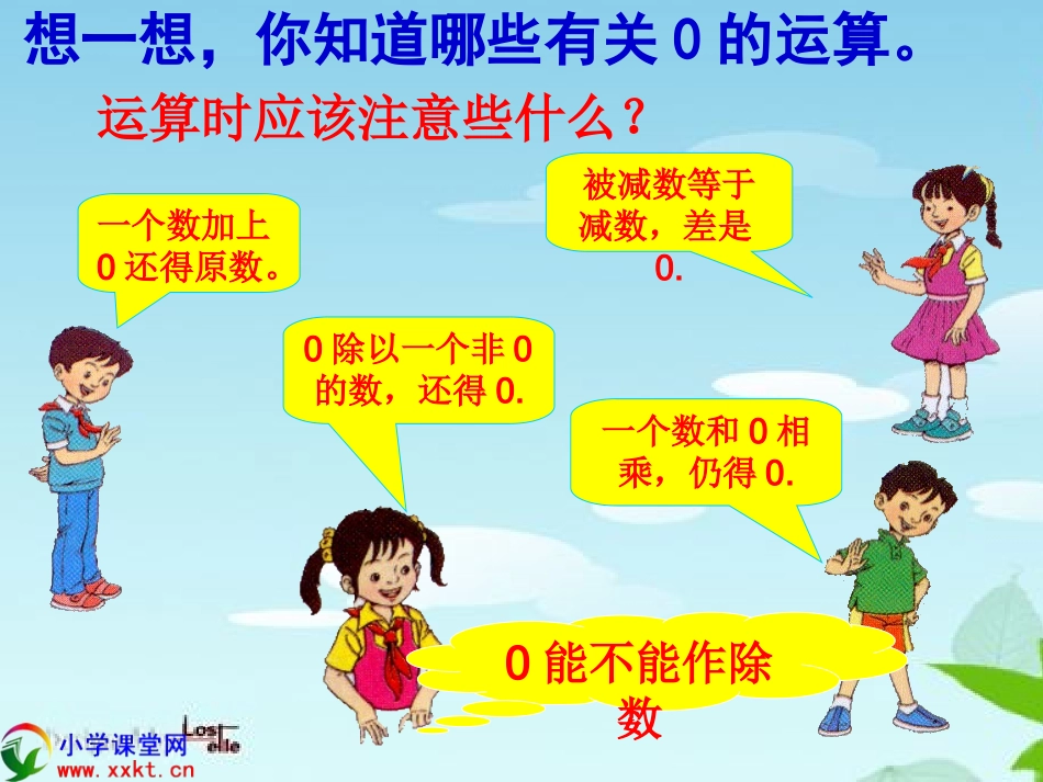 四则运算(有关0的运算)_第3页
