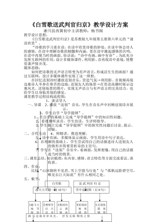 白雪歌送武判官归京 (2)