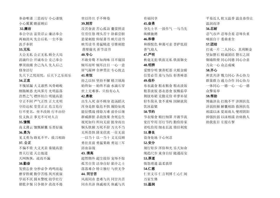 描写人的成语 (2)_第3页