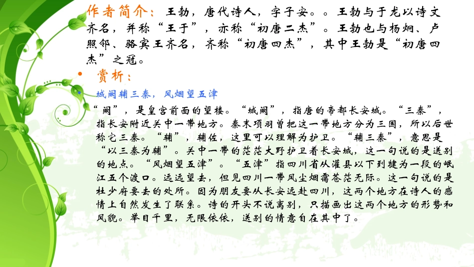 送杜少府之任蜀州3_第2页